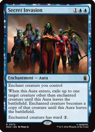 Secret Invasion  [Foil]  (MSH-072) - [Marvel Super Heroes]