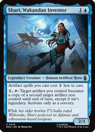 Shuri, Wakandan Inventor  [Foil]  (MSH-075) - [Marvel Super Heroes]