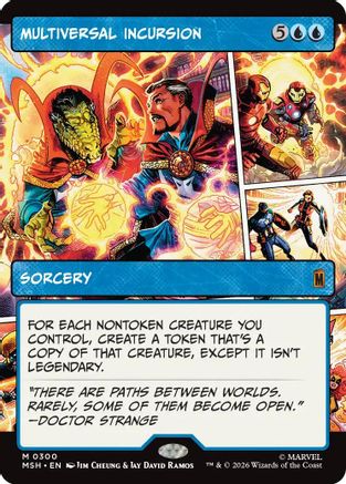 Multiversal Incursion (Borderless)  [Foil]  (MSH-300) - [Marvel Super Heroes]