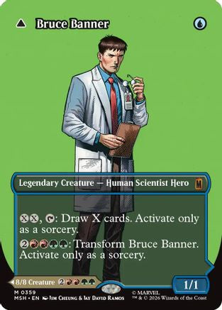 Bruce Banner (Borderless) (0359)  (MSH-359) - [Marvel Super Heroes]