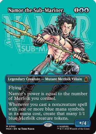 Namor the Sub-Mariner (Borderless)  (MSH-362) - [Marvel Super Heroes]