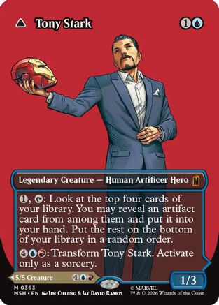 Tony Stark (Borderless) (0363)  (MSH-363) - [Marvel Super Heroes]