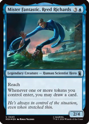 Mister Fantastic, Reed Richards (Surge Foil)  [Foil]  (MSH-445) - [Marvel Super Heroes]