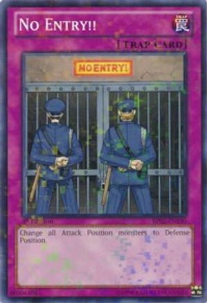 No Entry!! [BP02-EN190] Mosaic Rare - Trinity Hobby