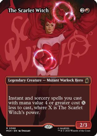 The Scarlet Witch (Borderless)  (MSH-368) - [Marvel Super Heroes]