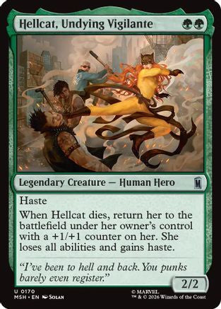 Hellcat, Undying Vigilante  (MSH-170) - [Marvel Super Heroes]