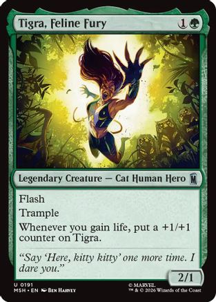 Tigra, Feline Fury  (MSH-191) - [Marvel Super Heroes]