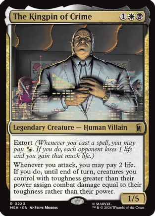 The Kingpin of Crime  (MSH-220) - [Marvel Super Heroes]