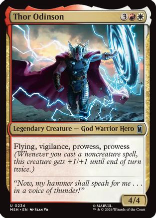 Thor Odinson  [Foil]  (MSH-234) - [Marvel Super Heroes]