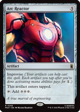 Arc Reactor  (MSH-243) - [Marvel Super Heroes]