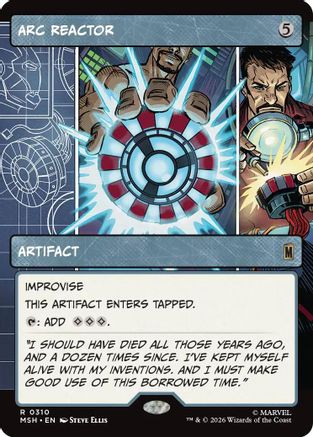 Arc Reactor (Borderless)  (MSH-310) - [Marvel Super Heroes]