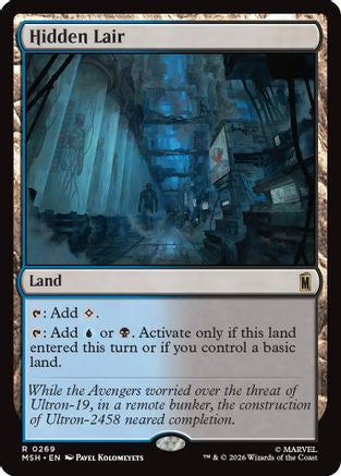 Hidden Lair  [Foil]  (MSH-269) - [Marvel Super Heroes]