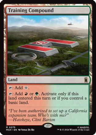 Training Compound  [Foil]  (MSH-275) - [Marvel Super Heroes]