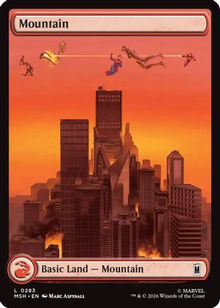 Mountain (0283)  [Foil]  (MSH-283) - [Marvel Super Heroes]