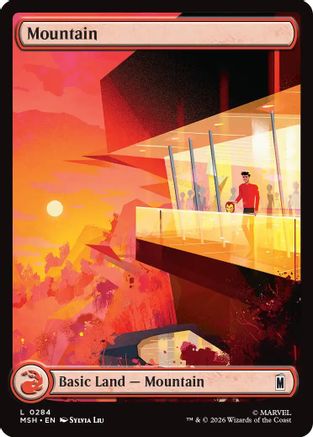 Mountain (0284)  [Foil]  (MSH-284) - [Marvel Super Heroes]
