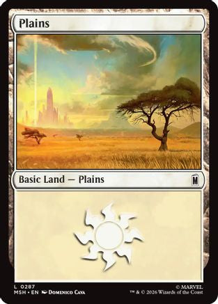Plains (0287)  [Foil]  (MSH-287) - [Marvel Super Heroes]