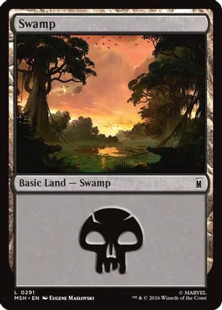 Swamp (0291)  [Foil]  (MSH-291) - [Marvel Super Heroes]
