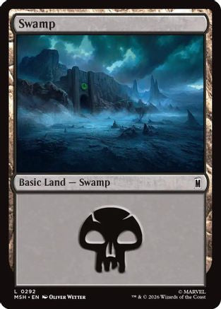 Swamp (0292)  [Foil]  (MSH-292) - [Marvel Super Heroes]