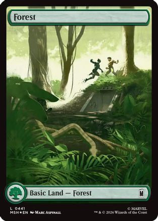 Forest (0441) (Surge Foil)  [Foil]  (MSH-441) - [Marvel Super Heroes]