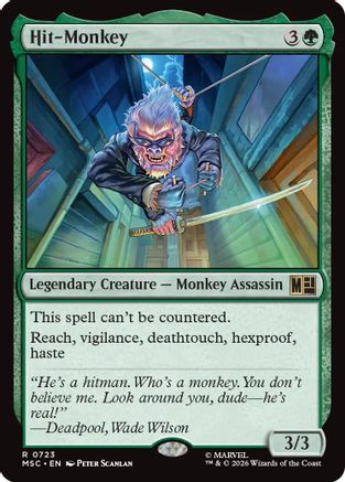 Hit-Monkey  [Foil]  (MSC-723) - [Commander: Marvel Super Heroes]