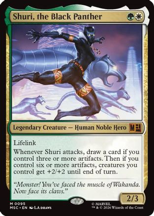 Shuri, the Black Panther  (MSC-095) - [Commander: Marvel Super Heroes]