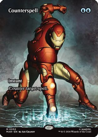 Counterspell (Borderless) (0052)  (MAR-052) - [Marvel Universe Eternal-Legal]
