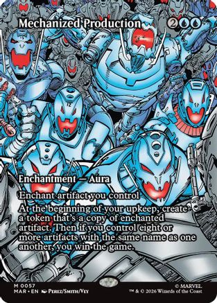 Mechanized Production (Borderless)  (MAR-057) - [Marvel Universe Eternal-Legal]