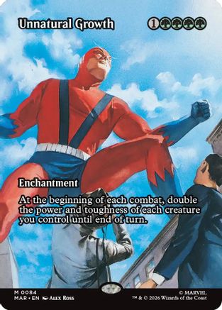 Unnatural Growth (Borderless)  (MAR-084) - [Marvel Universe Eternal-Legal]