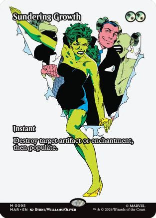 Sundering Growth (Borderless)  (MAR-095) - [Marvel Universe Eternal-Legal]