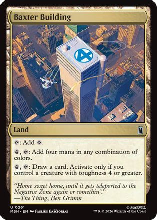 Baxter Building  [Foil]  (MSH-261) - [Marvel Super Heroes]