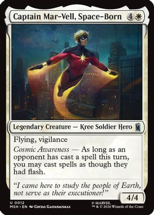 Captain Mar-Vell, Space-Born  (MSH-012) - [Marvel Super Heroes]
