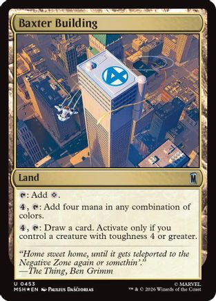 Baxter Building (Surge Foil)  [Foil]  (MSH-453) - [Marvel Super Heroes]