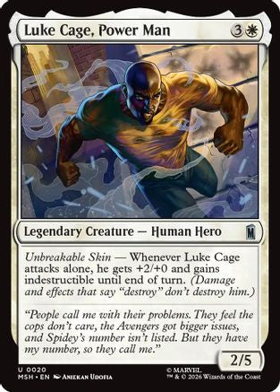 Luke Cage, Power Man  (MSH-020) - [Marvel Super Heroes]