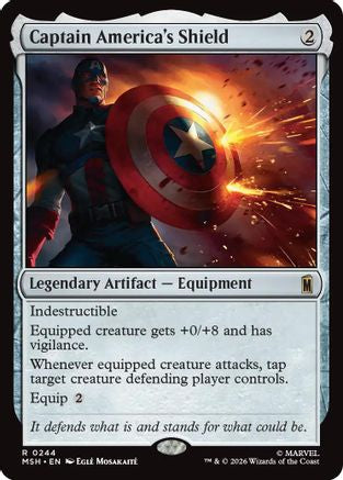 Captain America's Shield  (MSH-244) - [Marvel Super Heroes]