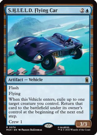 S.H.I.E.L.D. Flying Car  (MSH-074) - [Marvel Super Heroes]