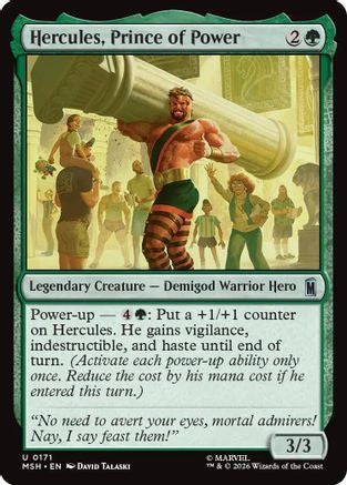 Hercules, Prince of Power  [Foil]  (MSH-171) - [Marvel Super Heroes]