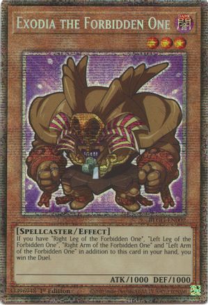 Exodia the Forbidden One (Starlight Rare) [BLGG-EN002] - Battles of Legend: Glorious Gallery 1st Edition - Starlight Rare