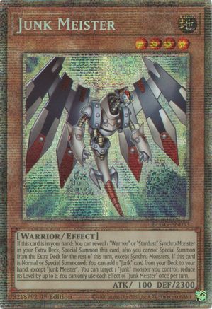 Junk Meister (Starlight Rare) [BLGG-EN033] - Battles of Legend: Glorious Gallery 1st Edition - Starlight Rare