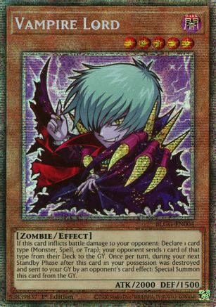 Vampire Lord (Starlight Rare) [BLGG-EN004] - Battles of Legend: Glorious Gallery 1st Edition - Starlight Rare
