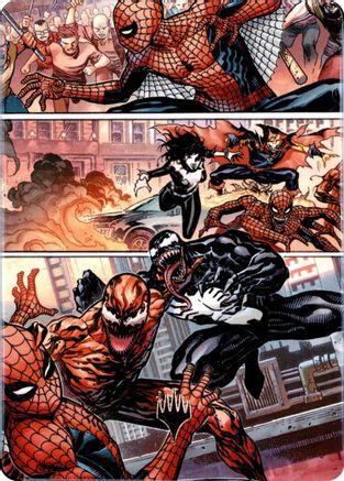Maximum Carnage Art Card (Gold-Stamped Planeswalker Symbol)  (ASSPM-046) - [Art Series: Marvel's Spider-Man]