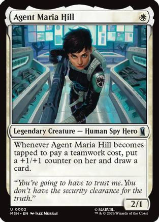 Agent Maria Hill  (MSH-002) - [Marvel Super Heroes]