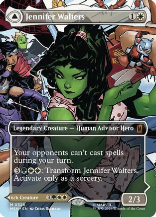 Jennifer Walters (Borderless) (0328)  [Foil]  (MSH-328) - [Marvel Super Heroes]