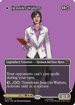Jennifer Walters (Borderless) (0355)  [Foil]  (MSH-355) - [Marvel Super Heroes]