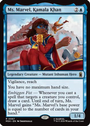 Ms. Marvel, Kamala Khan  [Foil]  (MSH-067) - [Marvel Super Heroes]