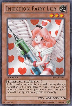 Injection Fairy Lily [BP01-EN004] Starfoil Rare - Trinity Hobby