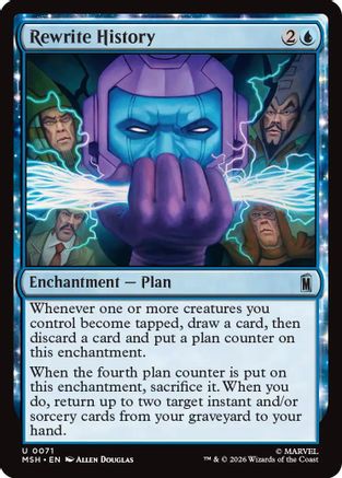 Rewrite History  [Foil]  (MSH-071) - [Marvel Super Heroes]