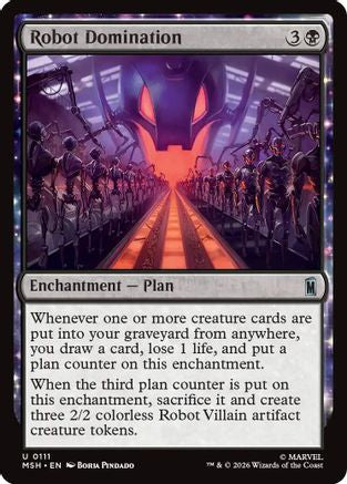 Robot Domination  [Foil]  (MSH-111) - [Marvel Super Heroes]