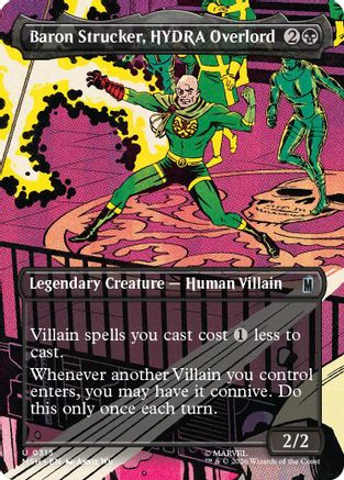 Baron Strucker, HYDRA Overlord (Borderless) (0315)  (MSH-315) - [Marvel Super Heroes]