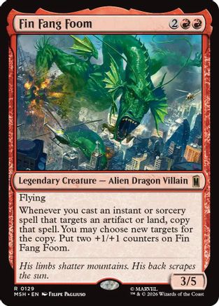 Fin Fang Foom  [Foil]  (MSH-129) - [Marvel Super Heroes]