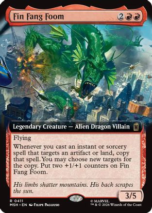 Fin Fang Foom (Extended Art)  (MSH-411) - [Marvel Super Heroes]